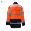 Neue Design Westen Sicherheit Kleidung Großhandel Günstige Wintermantel Sicherheit Reflektierende Rote Jacke
